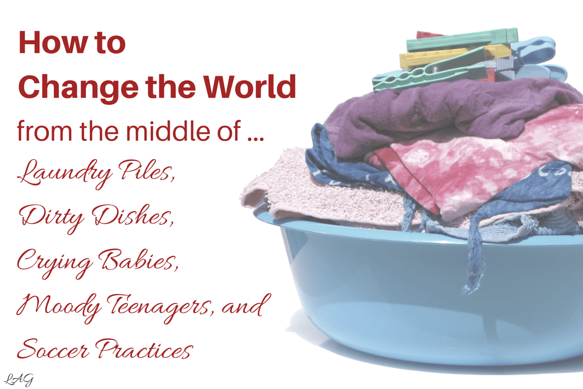 how to change the world from the middle of laundry piles