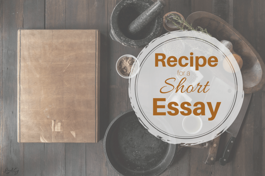 essay about recipe